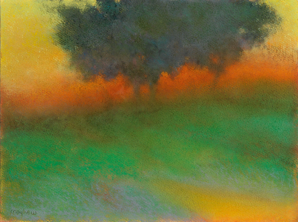 RICHARD MAYHEW (1924 -   ) Untitled (Landscape).